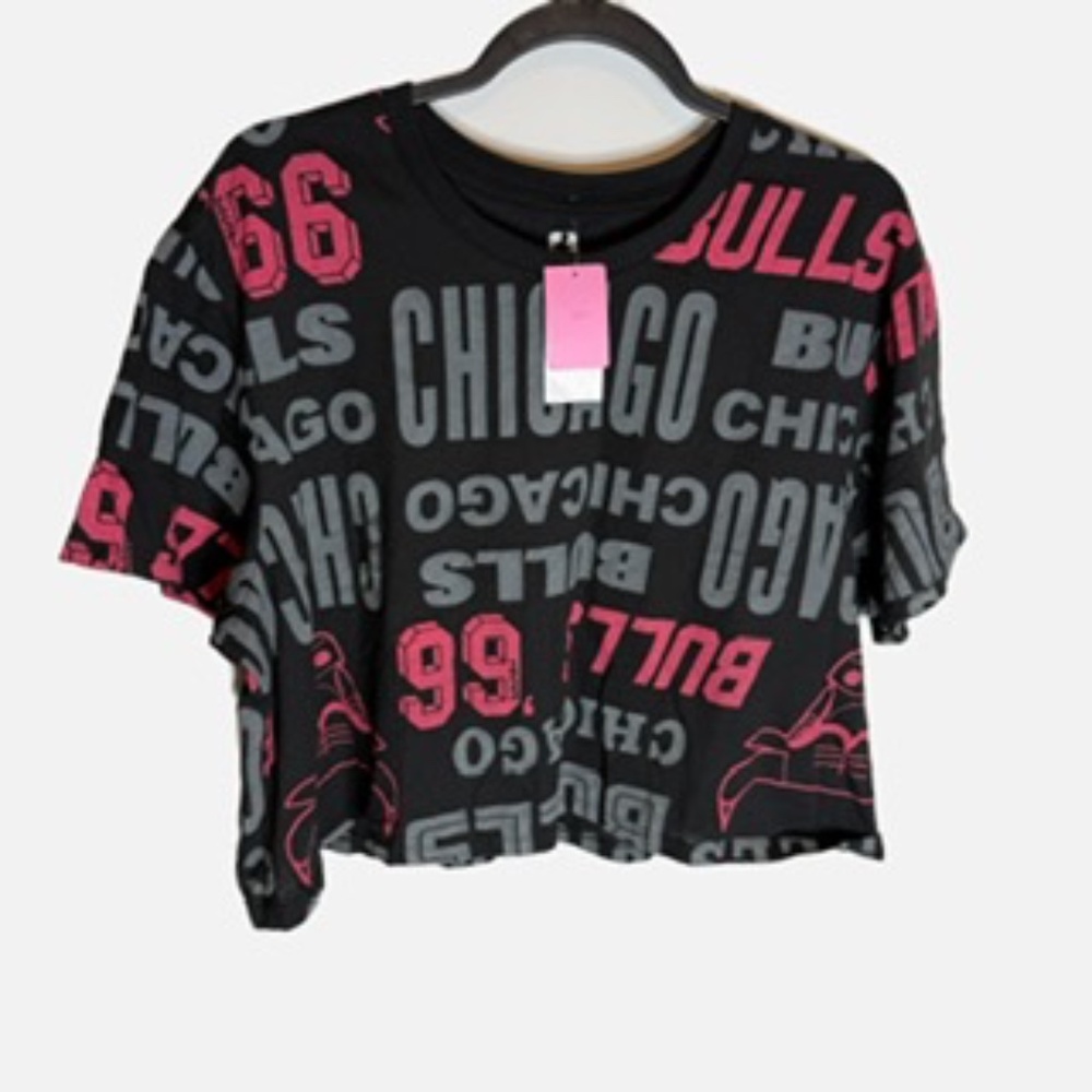 NBA Chicago bulls cropped tshirt